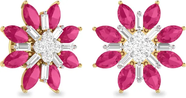 PC Jeweller - Bridal Diamond Stud Earrings